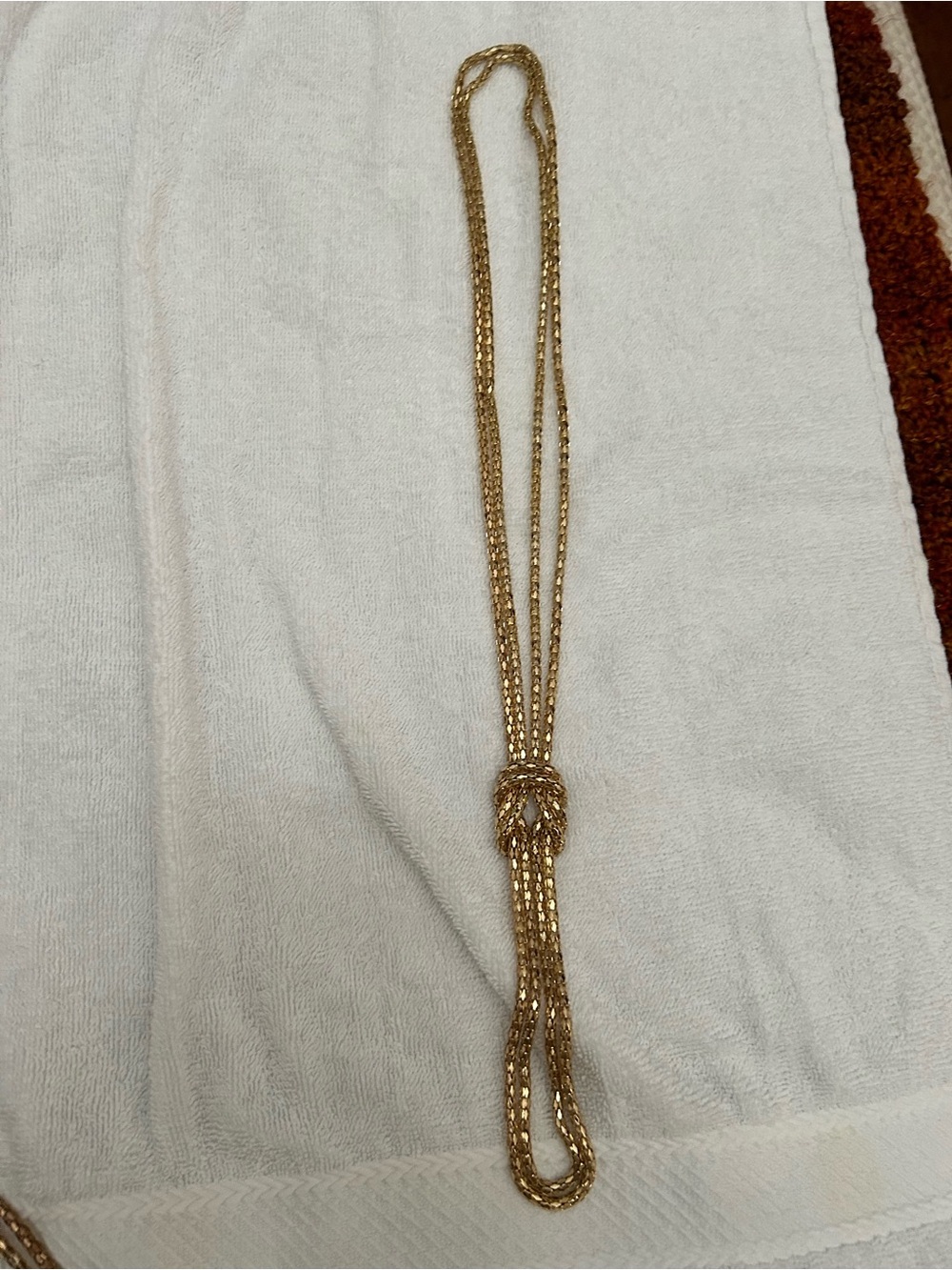 2 necklaces! Gold-Tone Multi-Strand Knot Pendant Necklace - Women Jewelry